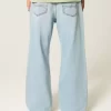 Ελαφρύ Wash Baggy Bootcut Jeans Ελαφρύ Wash Baggy Bootcut Jeans