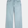 Ελαφρύ Wash Baggy Bootcut Jeans Ελαφρύ Wash Baggy Bootcut Jeans