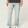 Ανοιχτό Wash Downforce Racing Graphic Loose Jeans Ανοιχτό Wash Downforce Racing Graphic Loose Jeans