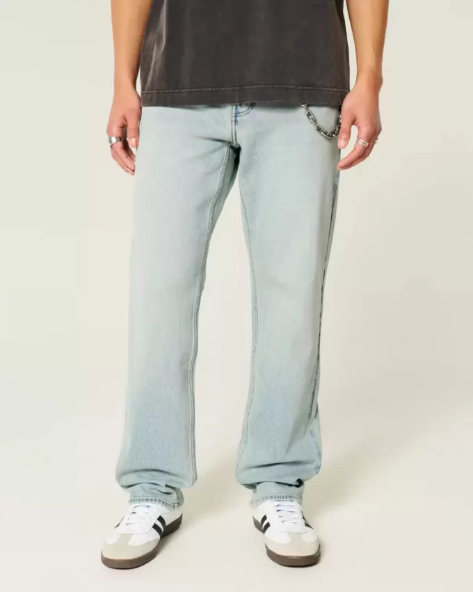 Ανοιχτό Wash Downforce Racing Graphic Loose Jeans Ανοιχτό Wash Downforce Racing Graphic Loose Jeans