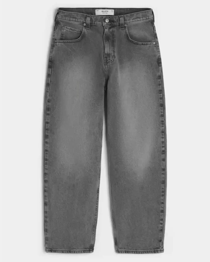Washed Grey Skater Baggy Jeans Washed Grey Skater Baggy Jeans