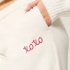 XOXO γραφικό φούτερ με φαρδύ πόδι XOXO γραφικό φούτερ με φαρδύ πόδι