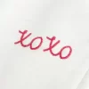 XOXO γραφικό φούτερ με φαρδύ πόδι XOXO γραφικό φούτερ με φαρδύ πόδι