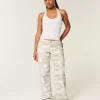 Καμπυλωτό Χαμηλό τζιν Y2K Camo Baggy Καμπυλωτό Χαμηλό τζιν Y2K Camo Baggy