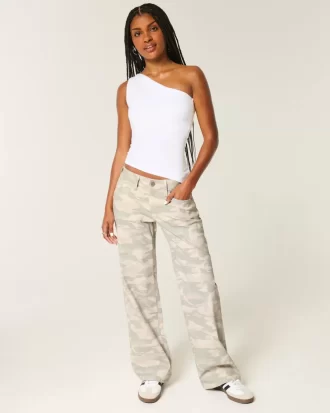 Χαμηλό τζιν Y2K Camo Baggy
