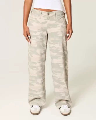 Χαμηλό τζιν Y2K Camo Baggy