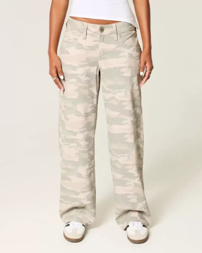 Χαμηλό τζιν Y2K Camo Baggy Χαμηλό τζιν Y2K Camo Baggy