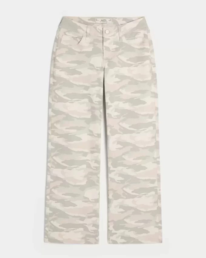 Καμπυλωτό Χαμηλό τζιν Y2K Camo Baggy Καμπυλωτό Χαμηλό τζιν Y2K Camo Baggy