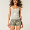 Χαμηλό ψηλό σορτς Y2K Camo Twill Shortie Χαμηλό ψηλό σορτς Y2K Camo Twill Shortie