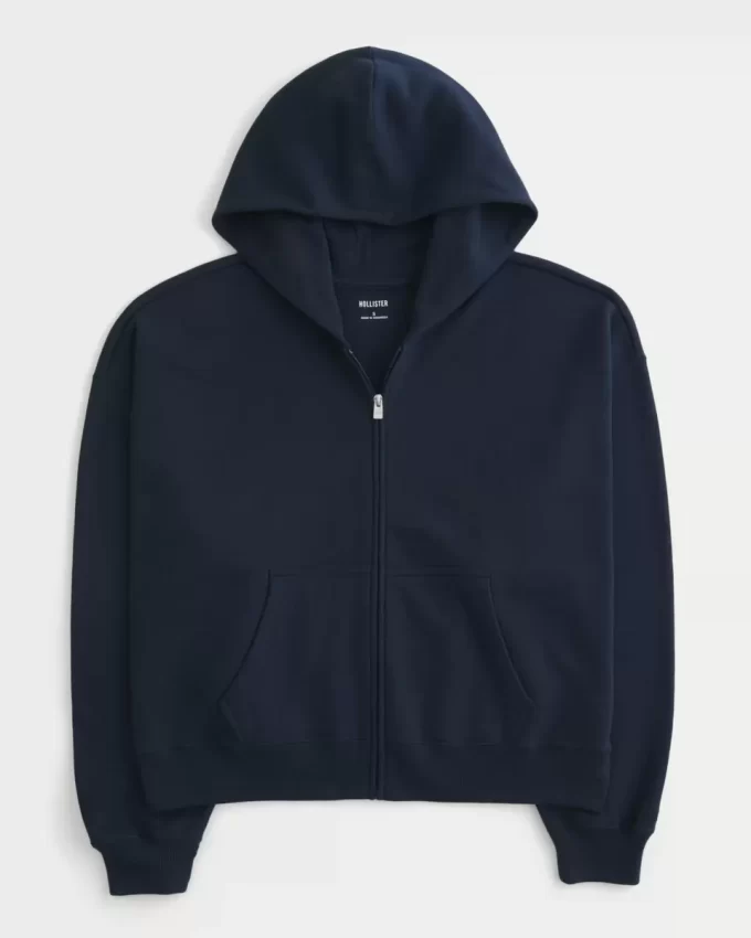 Υπερμεγέθη Zip-Up Hoodie Υπερμεγέθη Zip-Up Hoodie