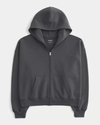 Υπερμεγέθη Zip-Up Hoodie