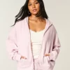Υπερμεγέθη Zip-Up Hoodie Υπερμεγέθη Zip-Up Hoodie