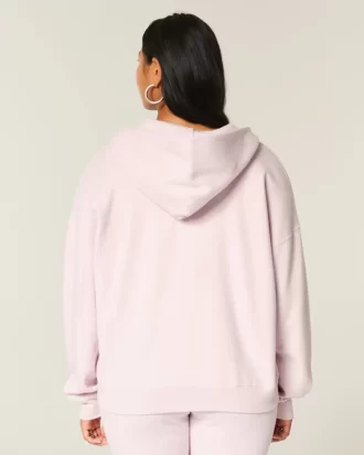 Υπερμεγέθη Zip-Up Hoodie