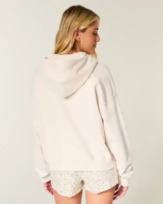 Υπερμεγέθη Zip-Up Hoodie