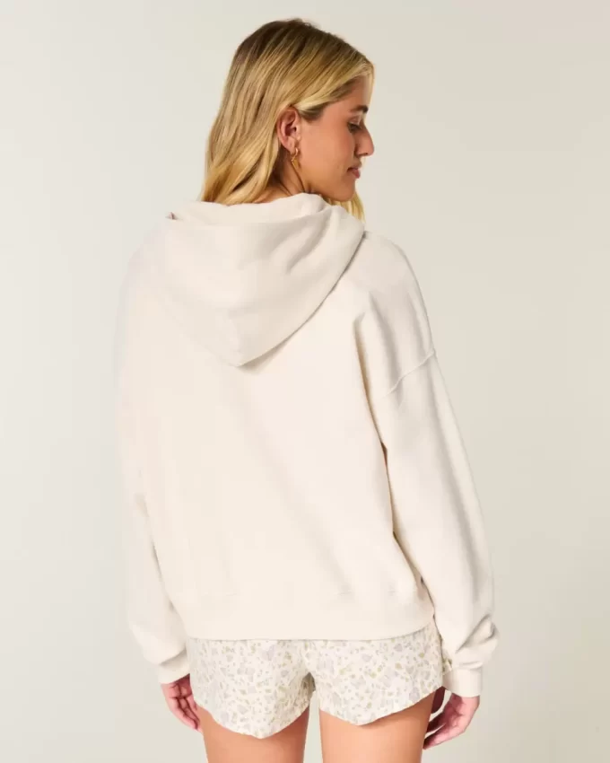 Υπερμεγέθη Zip-Up Hoodie Υπερμεγέθη Zip-Up Hoodie