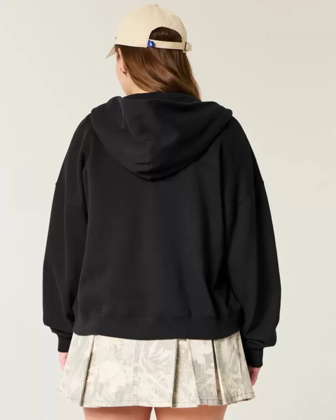 Υπερμεγέθη Zip-Up Hoodie Υπερμεγέθη Zip-Up Hoodie