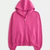 Υπερμεγέθη Zip-Up Hoodie Υπερμεγέθη Zip-Up Hoodie