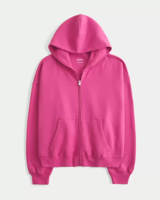 Υπερμεγέθη Zip-Up Hoodie Υπερμεγέθη Zip-Up Hoodie